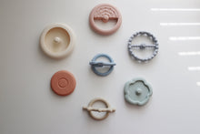 Load image into Gallery viewer, Classic Silicone Stacking Teething Ring Toy - PARK STORY
