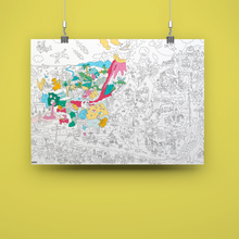 Load image into Gallery viewer, Dino Giant Coloring Poster - PARK STORY
