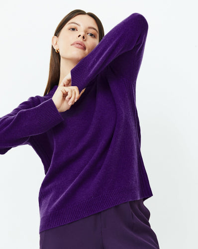 Boyfriend Cashmere Sweater (multiple colors) - PARK STORY