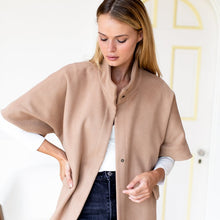 Load image into Gallery viewer, Layering Jacket - Camel Wool Cashmere
