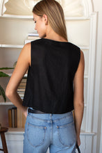 Load image into Gallery viewer, Button Front Wide Hem Top - PARK STORY
