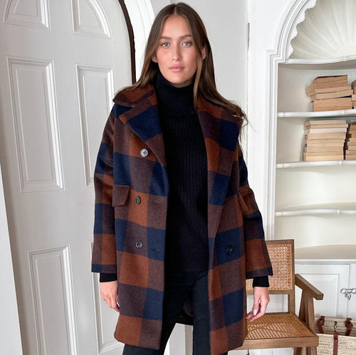 Thomas Coat - Plaid Wool - PARK STORY