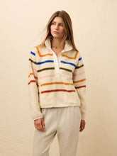 Load image into Gallery viewer, Fireside Fleece Popover - Dream Fleece Stripe - PARK STORY
