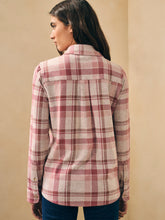 Load image into Gallery viewer, Legend Sweater Shirt in Amelia Plaid - PARK STORY
