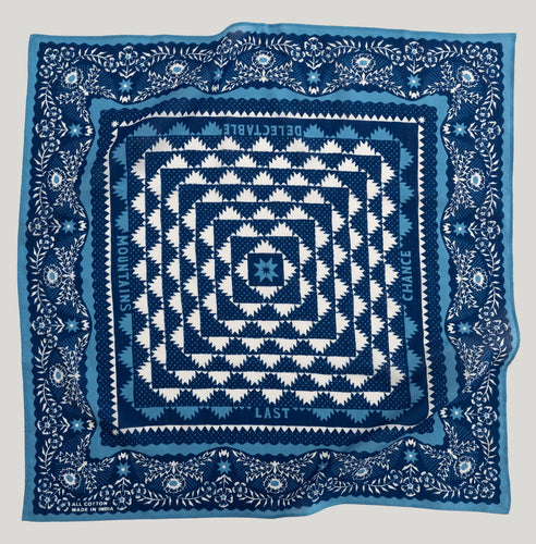 Cotton Mountains Bandana - Navy - PARK STORY