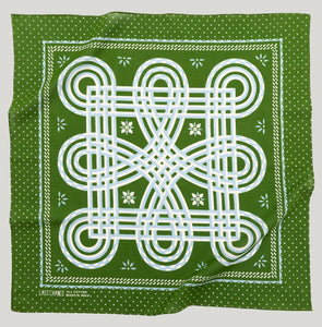 Cotton Love Knot Bandana - Olive - PARK STORY