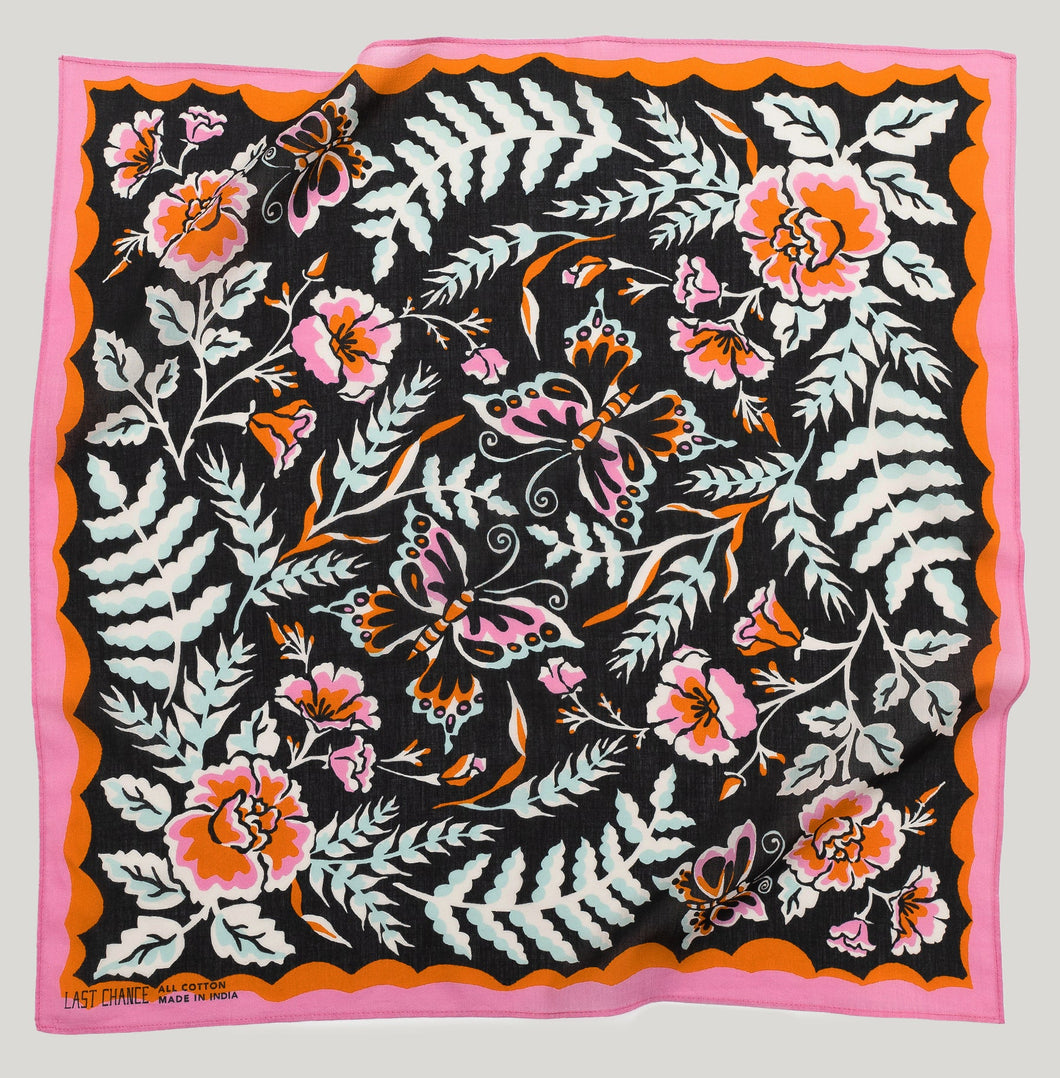 Cotton Wildwood Bandana - Licorice - PARK STORY