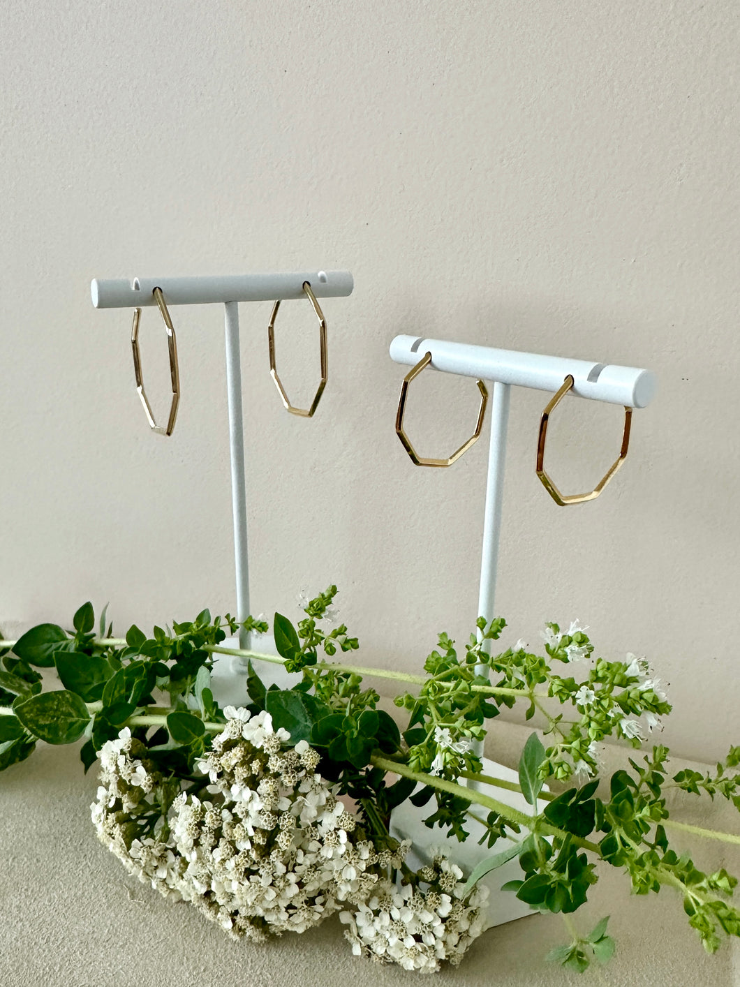 Gold Geo Hoops - PARK STORY