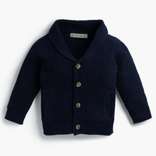 Load image into Gallery viewer, Collegiate Cardigan - Navy - PARK STORY
