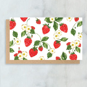Strawberries Mini Cards- Boxed Set of 6