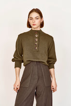 Load image into Gallery viewer, Ghent Sweater in Moss - PARK STORY
