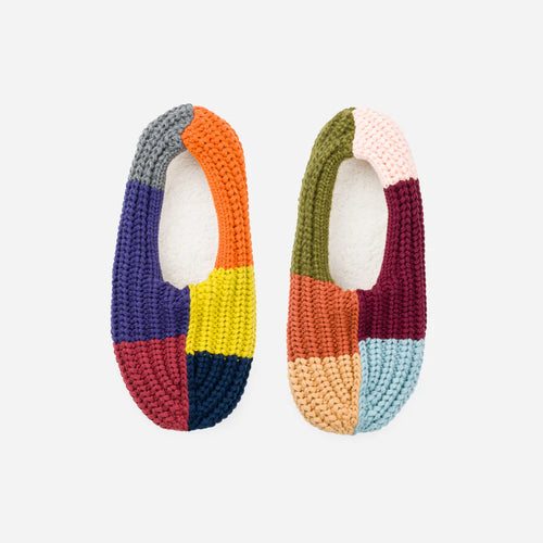 Mismatch Rib Slippers - PARK STORY