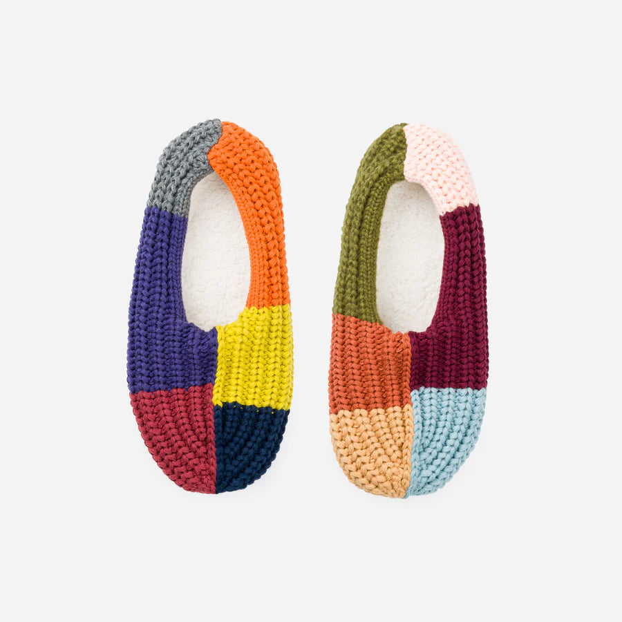 Mismatch Rib Slippers - PARK STORY