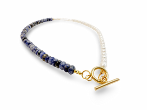 Pearl and Rondelle Necklace - PARK STORY