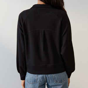 Alex Pullover in Deep Black - PARK STORY