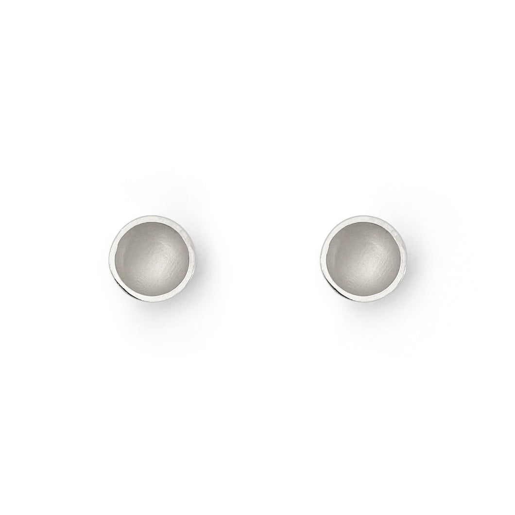 Orb Circular Stud Earrings - PARK STORY