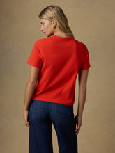 Load image into Gallery viewer, Sunwashed Essential Tee - Poppy Red - PARK STORY
