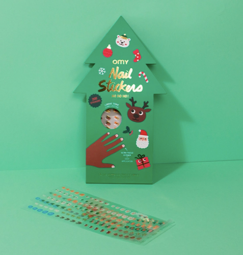 Ho Ho Ho! Nail Stickers, Pack of 200 - PARK STORY