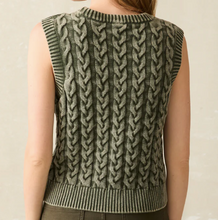 Load image into Gallery viewer, Sunwashed Sweater Vest in Beetle - PARK STORY
