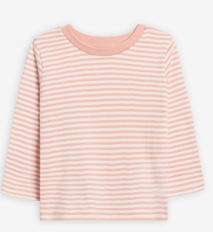 Turk Long Sleeve Crew - Blush Stripe - PARK STORY