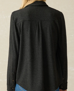 Legend™ Sweater Shirt in Heathered Black - PARK STORY