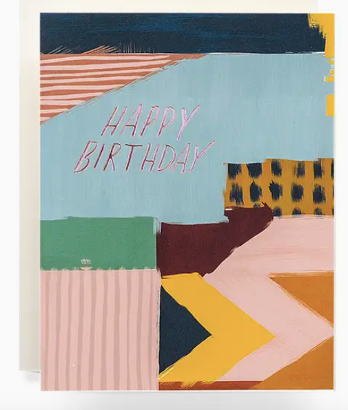 Abstract Happy Birthday Card - PARK STORY