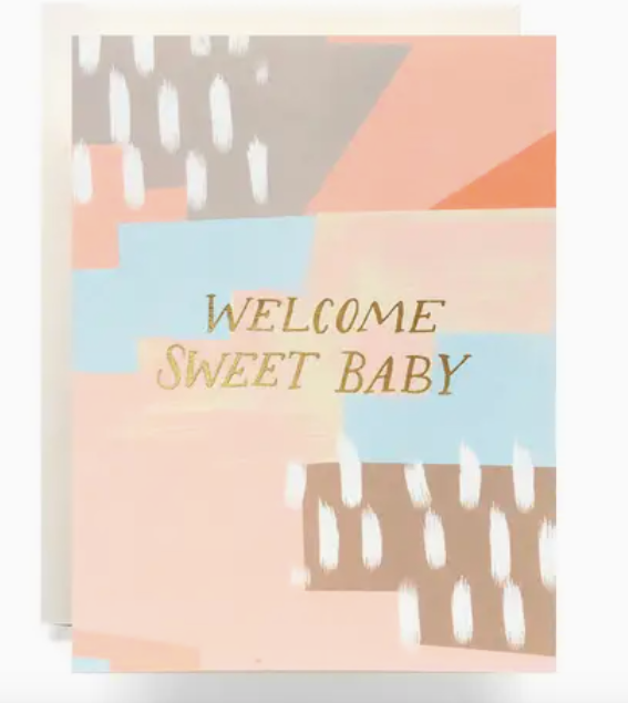 Abstract Welcome Sweet Baby - PARK STORY