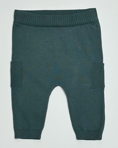 Baby Side Pocket Sweater Knit Pants (Organic Cotton) - PARK STORY