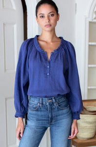 Soft Shirt in Blue Indigo - PARK STORY