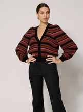 Load image into Gallery viewer, Bethany Sweater Cardigan in Black Multi - PARK STORY
