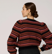 Load image into Gallery viewer, Bethany Sweater Cardigan in Black Multi - PARK STORY
