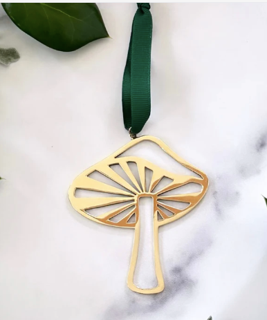Brass Mushroom Ornament - PARK STORY