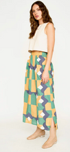 Load image into Gallery viewer, Marion Skirt in Teal Origami - PARK STORY
