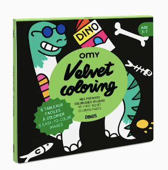 Dino Velvet Coloring Book - PARK STORY