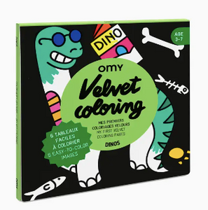 Dino Velvet Coloring Book - PARK STORY