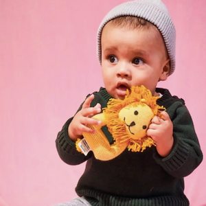 Lion Rattle For Babies (Machine Washable) - PARK STORY