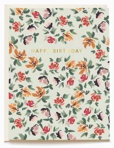 Sage Posy Birthday Card - PARK STORY