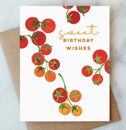 Tomato Birthday Card - PARK STORY