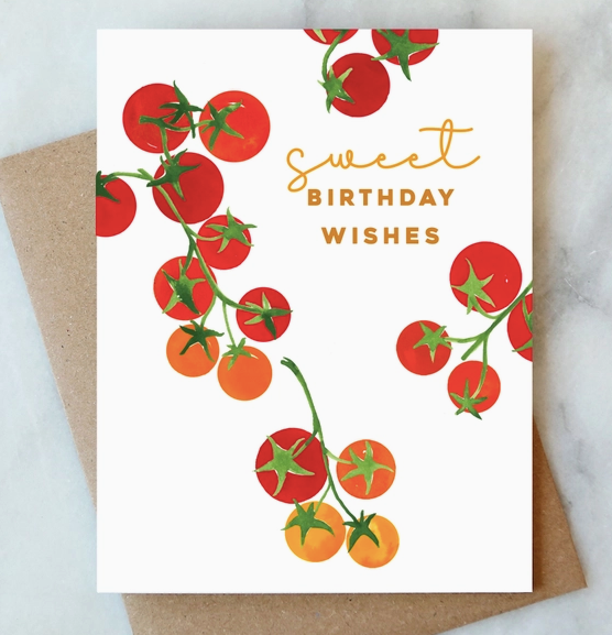 Tomato Birthday Card - PARK STORY