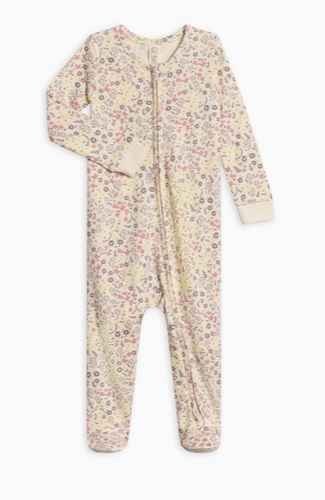 Peyton Zipper Sleeper - Giada Floral / Lilla - PARK STORY