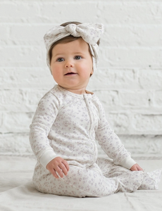Peyton Zipper Sleeper - Maria Floral / Lila - PARK STORY