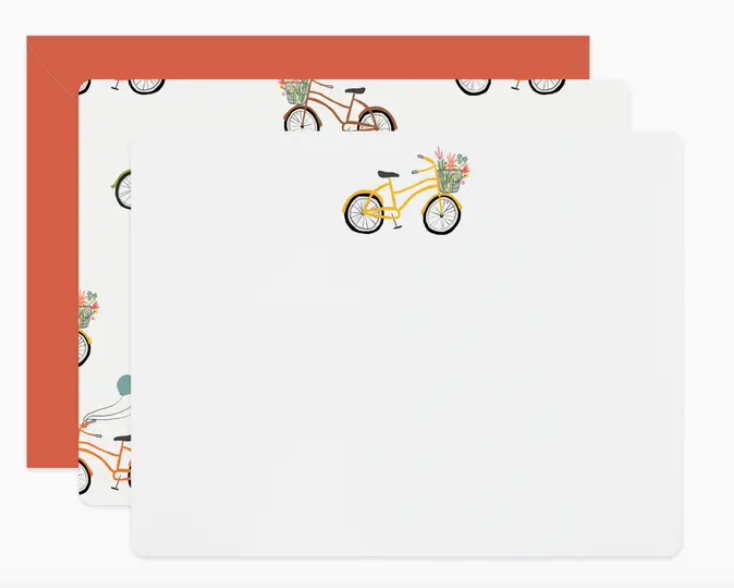 Bicycle Flat Notes | Boxed Set of 6 - PARK STORY