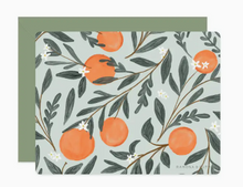 Load image into Gallery viewer, Orange Vine Flat Notes | Boxed Set of 6 - PARK STORY
