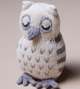 Owl Baby Rattle (Machine Washable) - PARK STORY
