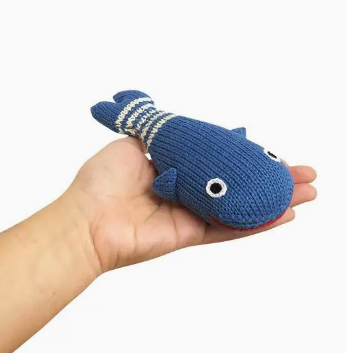 Whale Baby Rattle (Machine Washable) - PARK STORY