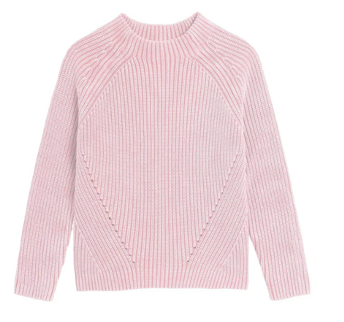 Daphne Sweater in Peony Pink - PARK STORY