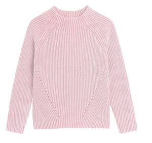 Daphne Sweater in Peony Pink - PARK STORY