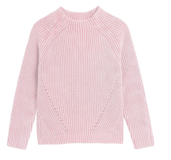 Daphne Sweater in Peony Pink - PARK STORY