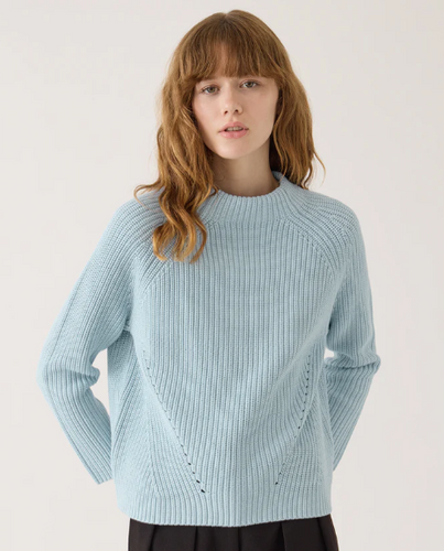 Daphne Sweater in Ice Blue - PARK STORY