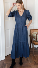 Load image into Gallery viewer, Atelier Tier Dress - Indigo - PARK STORY
